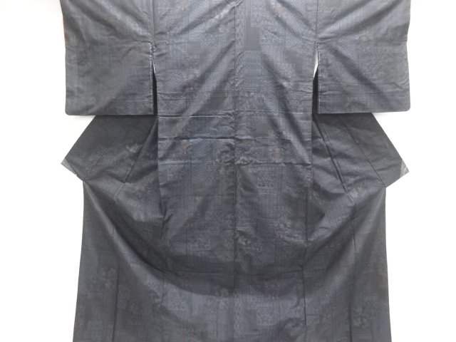 Japanese Kimono / Tsumugi Omeshi Silk